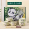 China Panda Bowl Chopsticks Souvenir